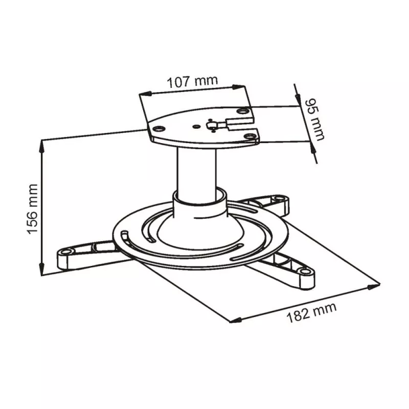 Soporte de techo ART P-101