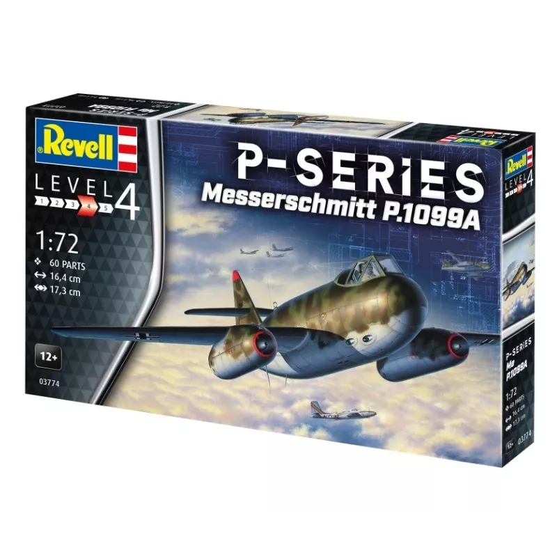 Maqueta de plástico avión REVELL Messerschmitt P.1099A-P-SER escala 1/72