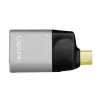 LogiLink Adaptador USB 3.2 Gen2 Type-C macho a HDMI-A USB-C 4K PD Aluminio Negro/Gris