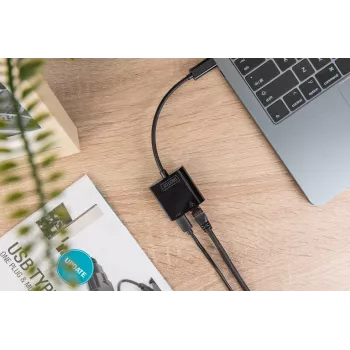 Adaptador USB Type-C Gigabit Ethernet Digitus DN-3027