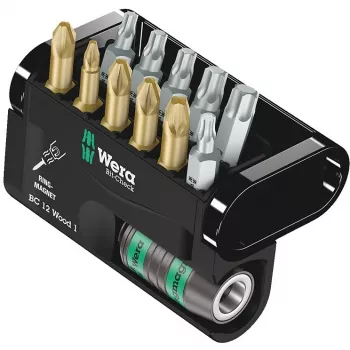 Juego de puntas de destornillador Wera Bit-Check 12