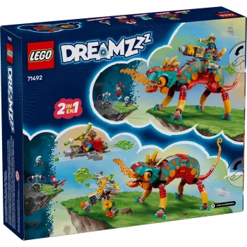Juguete de construcción LEGO 71492 Dreamzz Set de juego Camaleón de fuego de Mateo, modelo de bloques para construir con imaginación