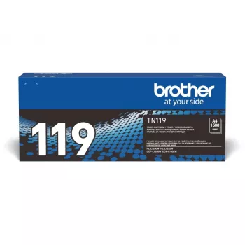 Cartucho de tóner Brother TN119=TN-119 1 ud. original negro