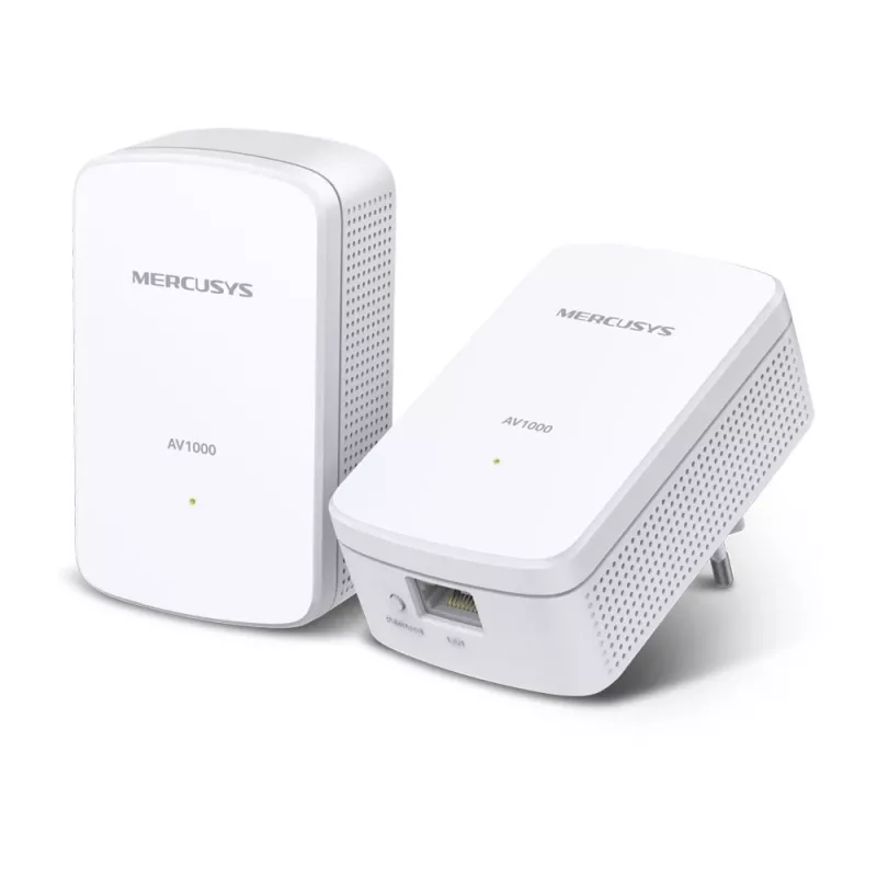 Mercusys | Kit de inicio Powerline Gigabit AV1000 | MP500 KIT | 1000 Mbit/s | Puertos Ethernet LAN (RJ-45) 1
