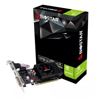 Tarjeta gráfica BIOSTAR GeForce GT 730 VN7313THX1 — 2 GB GDDR3, 128 bits, PCIe 2.0, 700 MHz