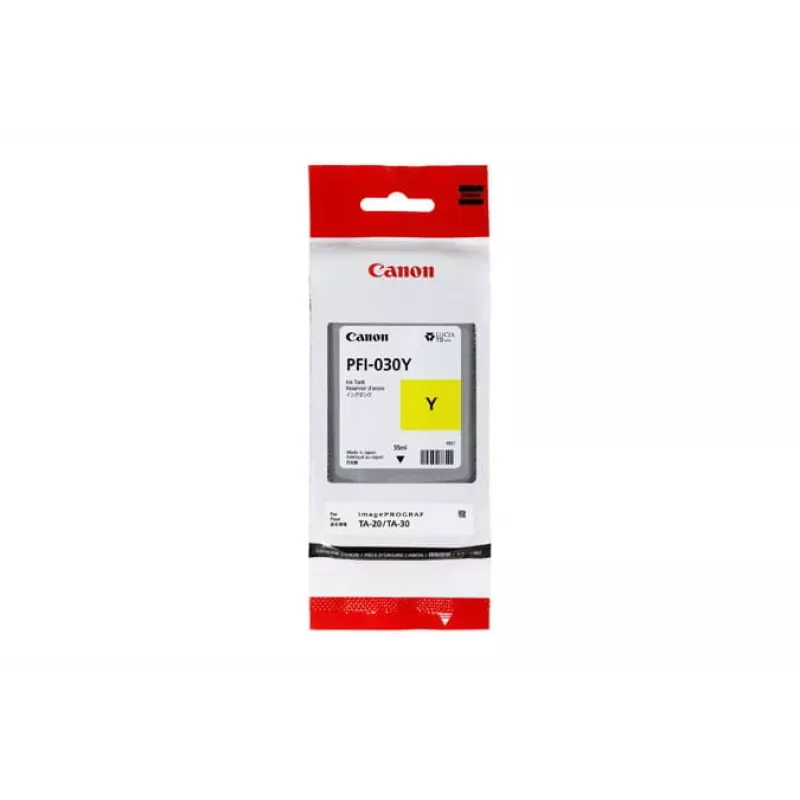 Cartucho de tinta Canon PFI-030Y 1 ud. original amarillo