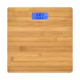 Báscula de baño electrónica Jata HBAS1489 — capacidad 180 kg, precisión 100 g, LCD de 10,2 cm, plataforma de bambú