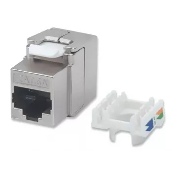 IC Intracom Intellinet - Conector hembra Keystone - RJ-45 (W) - FTP - CAT 6a - Conector hembra Keystone - plateado (771986)