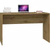 Tablero de escritorio de ordenador BIURKO PLUS ARTISAN, tablero rectangular recto, aglomerado, 1200×500×760 mm, color roble
