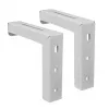 Maclean MC-923 set de 2 soportes para pantallas de proyección, carga máxima 25 kg (para el set), acero