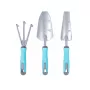Set de herramientas de jardín Extralink 3 piezas — Pala, paleta, rastrillo de mano