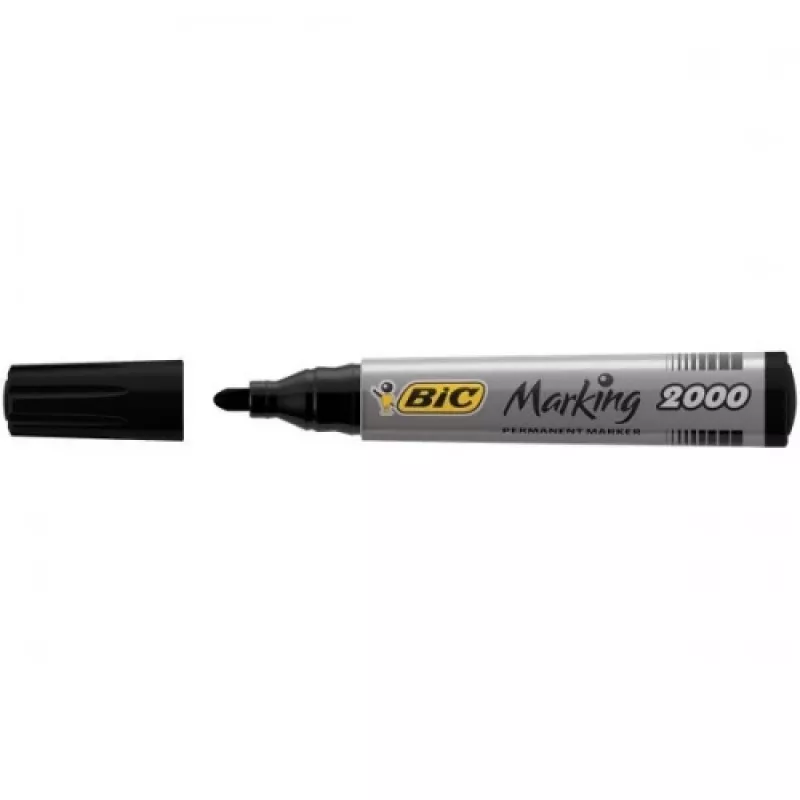 BIC rotulador permanente ECO 2000 2-5 mm, negro, 1 ud. 000095