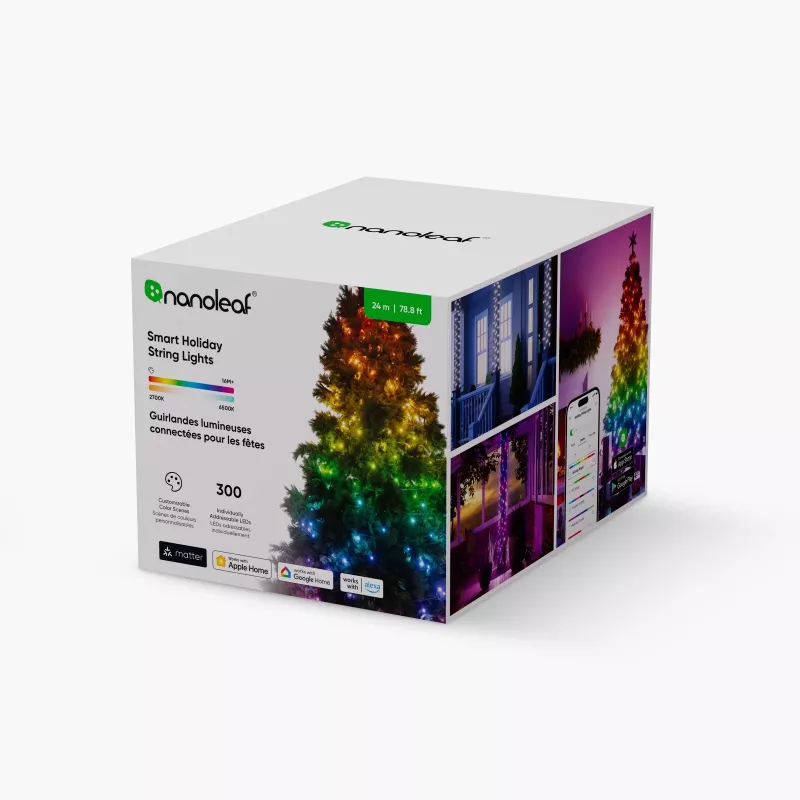 Tira de luz inteligente Nanoleaf 24m 300 LEDs 18W 16M+