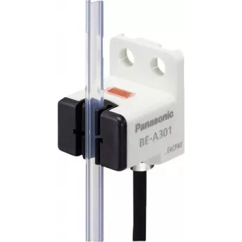 Sensor de caudal Panasonic BE-A301P, tensión de funcionamiento 5–24 V DC, dimensiones 20×15,5×16,5 mm