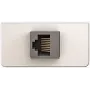 Placa ciega Keystone KIND Konnect Design 1/2 con adaptador RJ45 Cat5 de Kindermann 7454000523