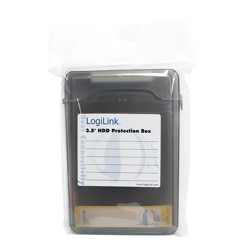 Funda de protección para disco duro LogiLink capacidad 1 disco duro (3.5