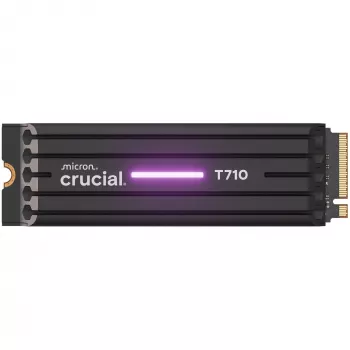SSD CRUCIAL T710 4 TB M.2 PCIe 5.0 NVMe — 4000 GB, lectura 14500 MB/s, escritura 13800 MB/s