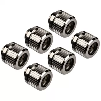 EK Water Blocks EK-Quantum Torque HDC 12 conector pack de 6, G1/4, plata