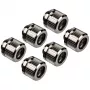 EK Water Blocks EK-Quantum Torque HDC 12 conector pack de 6, G1/4, plata