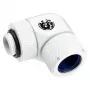Bitspower BP-DWE90RMLA14 Advanced Multi-Link adaptador giratorio de 90°, G1/4 macho a tubo rígido de 14 mm de diámetro exterior, blanco