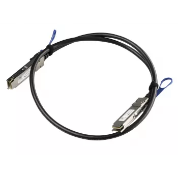 Cable de fibra óptica/InfiniBand Mikrotik XQ+DA0001 1 m QSFP+ a QSFP+ / QSFP28 a QSFP28 Negro