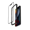 Protector de pantalla de cristal templado Crong para iPhone 16e / 14 / 13 / 13 Pro — cobertura total 3D