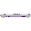 LORGAR KBP7075W, teclado gaming mecánico inalámbrico 75% Pro, blanco, distribución EN