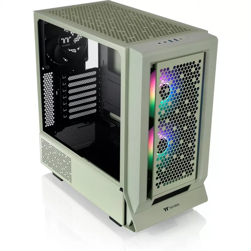 Ceres 350 MX, caja de torre verde claro, cristal templado x 2