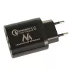 Cargador de pared USB MACLEAN MCE479B — 3 puertos USB, 18W de potencia total, compacto