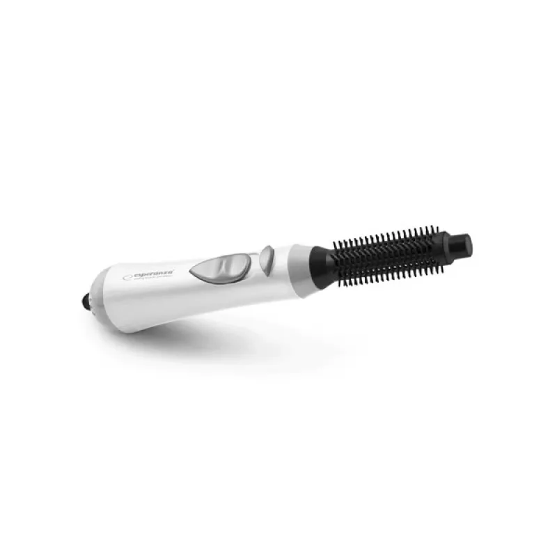 Cepillo de aire caliente ESPERANZA EBL001W – 400 W, 3 niveles de velocidad, cabezal de cepillo de 2,32 cm, cable de 1,6 m, tecnología de aire caliente