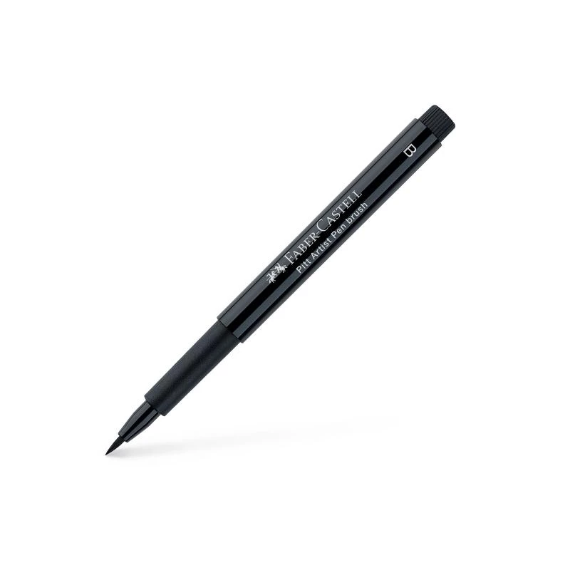 Faber-Castell Pitt Artist Pen FC-167153, negro, 4 uds.