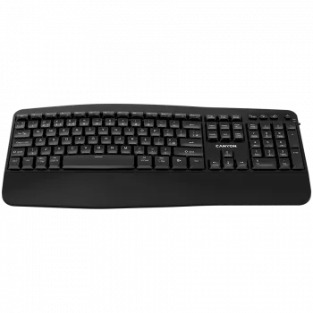 Teclado CANYON HKB-W6 inalámbrico negro