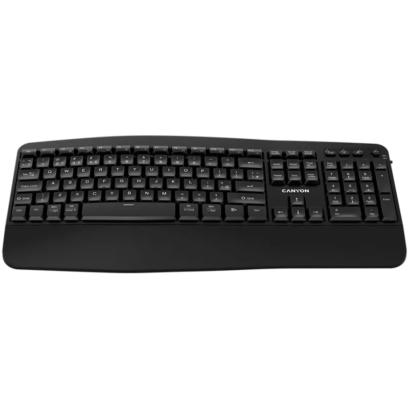 Teclado CANYON HKB-W6 inalámbrico negro