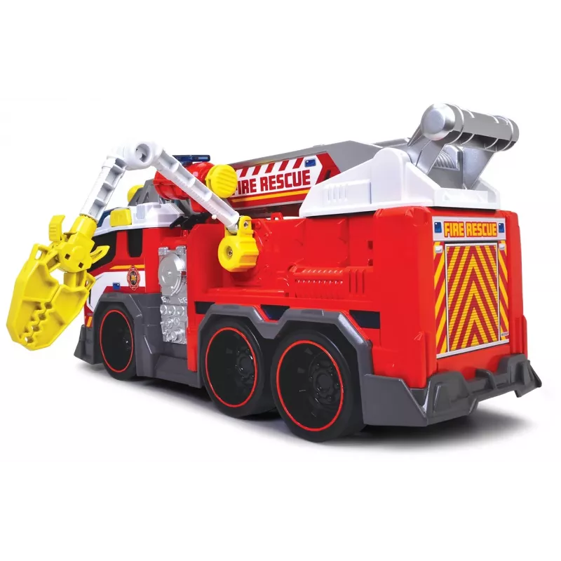Coche de juguete bombero Dickie modelo 203307000 — a pilas, a partir de 3 años, colores: negro/azul/rojo/blanco/amarillo