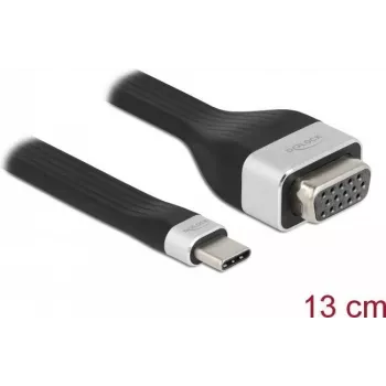 Cable plano FPC DeLOCK USB Type-C a VGA 86730