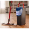 Vileda H2PrO 175775 set de mopa plana con sistema de dos depósitos, microfibra, negro/rojo