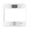 Báscula de baño electrónica Caso Body Energy Ecostyle 03416 — máx. 180 kg, precisión 100 g, blanca/gris