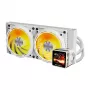 Refrigeración líquida de CPU Darkflash DE240 (blanca) – radiador de 240 mm, circuito AIO cerrado