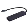 UNITEK uHUB Q4 hub USB Type-C 5000 Mbit/s gris