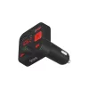 Transmisor FM SAVIO, Bluetooth 5.3, cargador QC 3.0, pantalla LED, Bass Boost, TR-15, negro