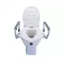 Elevador de inodoro ANTAR AT51205 extensión con asas plegables, 10 cm de altura de asiento, capacidad hasta 180 kg, ancho entre asas 470 mm