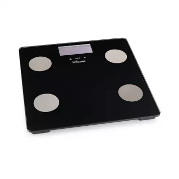Báscula de baño Tristar WG-2442 — báscula digital, máx. 150 kg, precisión 100 g, IMC, negra