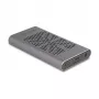 Carcasa SSD DeLOCK 42027 Gris M.2 10 Gbit/s USB Type-C