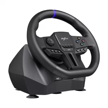 Volante gaming PXN PXN-V900 Gen2 con sensibilidad ajustable y vibración