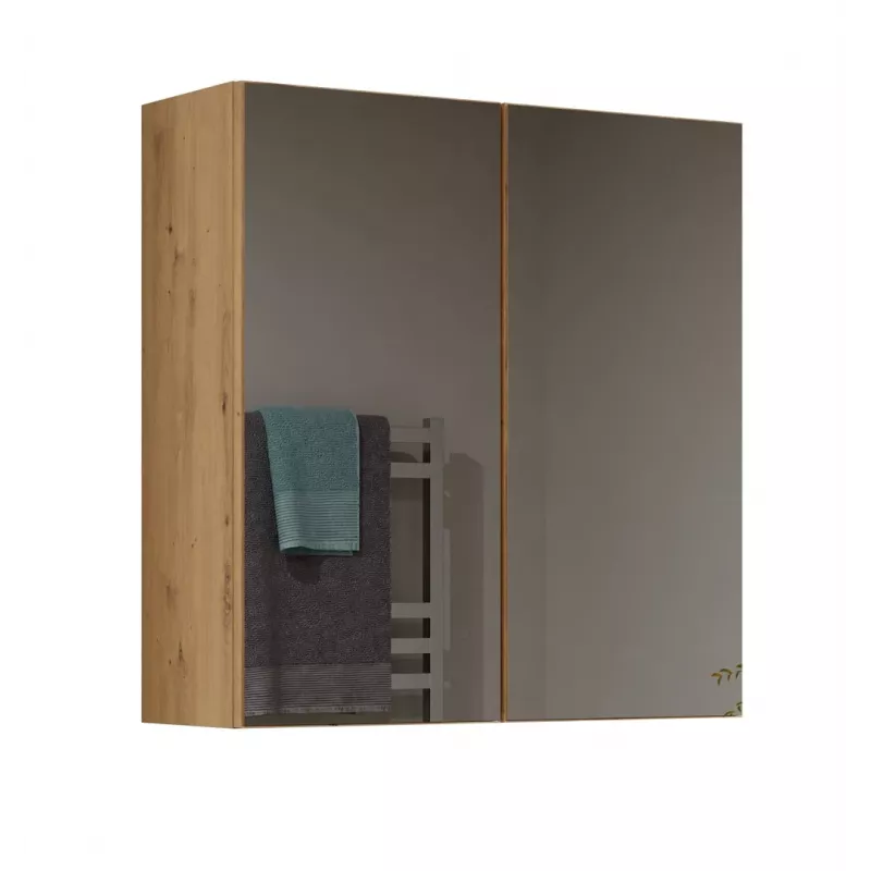 Top E Shop POLA 2DL ARTISAN armario de almacenaje para baño, roble