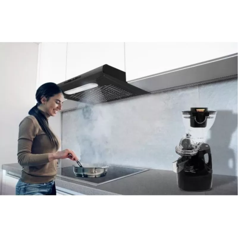 MPM MPM-61-PX-73 campana extractora integrable, 60 cm, LED, negra
