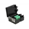 Conector de cables DeLOCK 66265 Sub-D 9 regleta de bornes de 10 polos negro