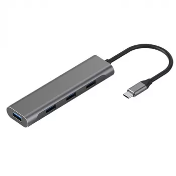 Adaptador USB Type-C extra digital CA913411 — 4 puertos USB 3.0
