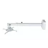 Soporte de pared AVTEK WallMount Next 1200 — acero, blanco, telescópico, giro 360°, inclinable ±42°, carga máx. 20 kg