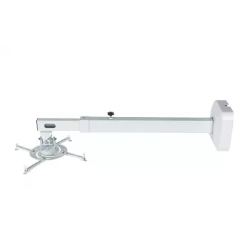 Soporte de pared AVTEK WallMount Next 1200 — acero, blanco, telescópico, giro 360°, inclinable ±42°, carga máx. 20 kg